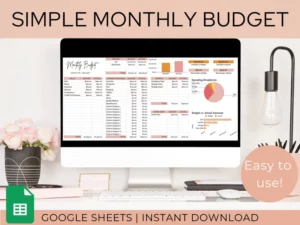 Monthly Budget Spreadsheets
